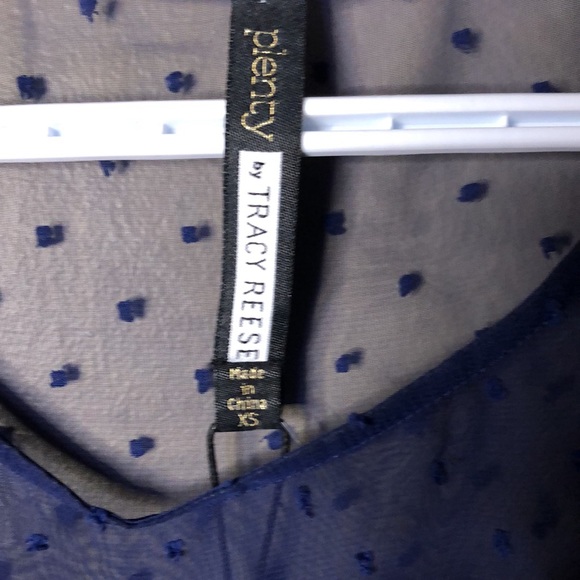 Plenty sheer pleated long sleeve in twilight - Picture 4 of 8